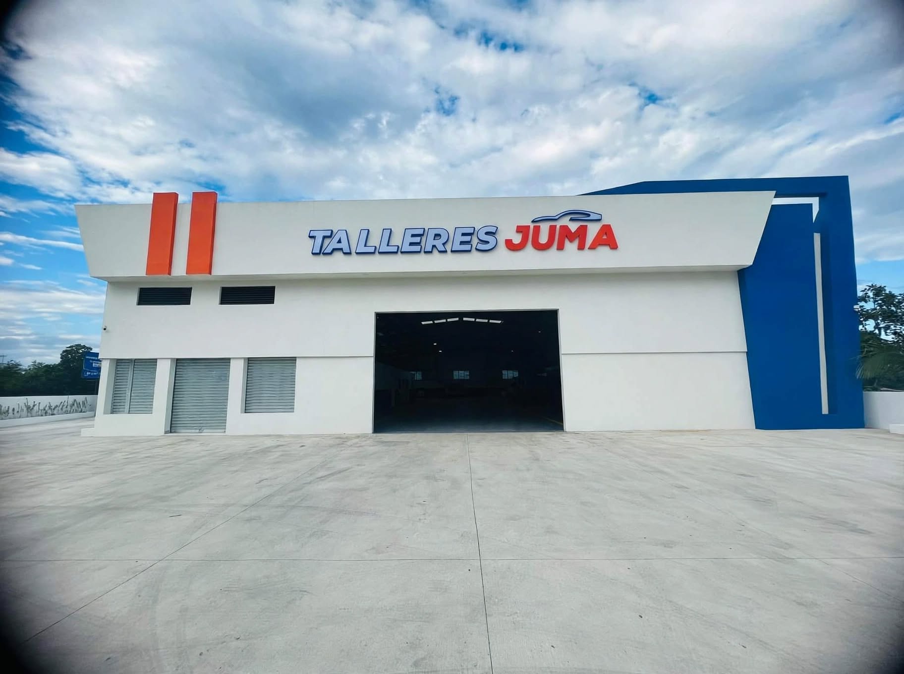 Vista exterior del taller